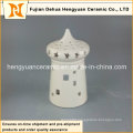 House Shape Ceramic Candle Holder for Islam Decoration